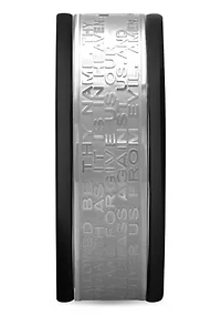 The Lord's Prayer 9mm Band in Two-tone Stainless Steel