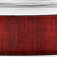 Men's Woodgrain Inlay ID Link Bracelet in Stainless Steel
