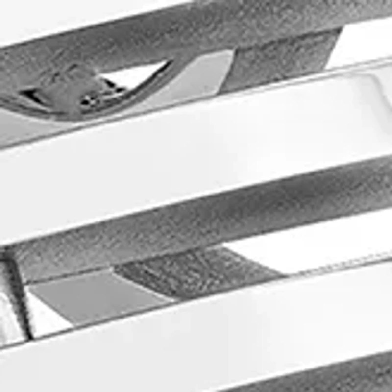 Silver Tone Rectangle Raft Cufflinks in Stainless Steel