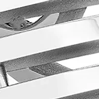 Silver Tone Rectangle Raft Cufflinks in Stainless Steel