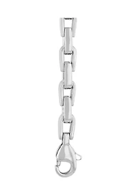 Horseshoe Link Chain Necklace in Stainless Steel