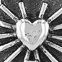 All Saints Cross Pendant Necklace in Stainless Steel