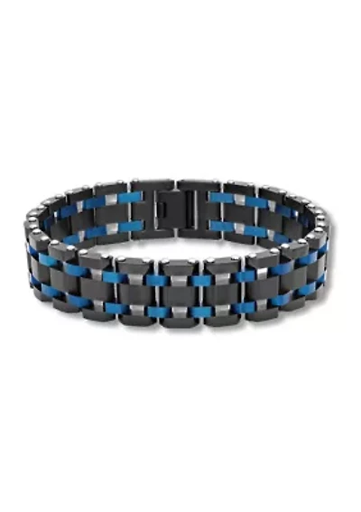 Watch Link Bracelet in Two-Tone Stainless Steel