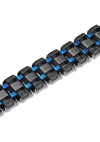 Watch Link Bracelet in Two-Tone Stainless Steel