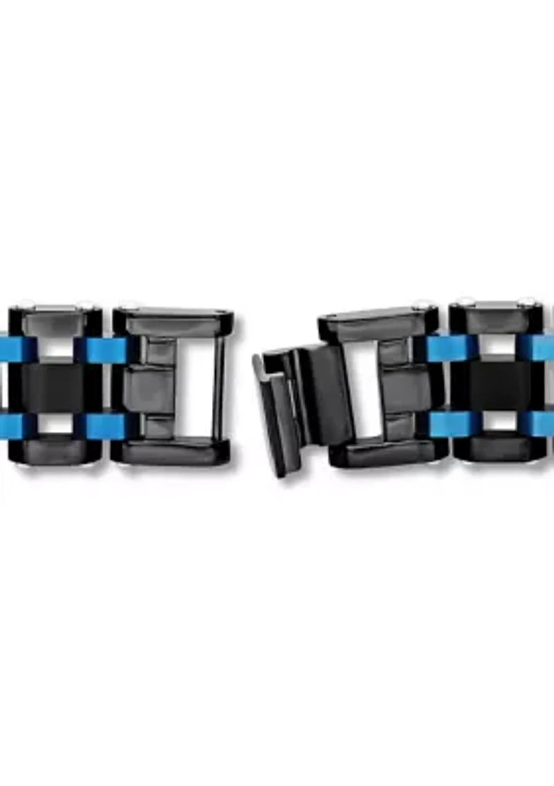 Watch Link Bracelet in Two-Tone Stainless Steel