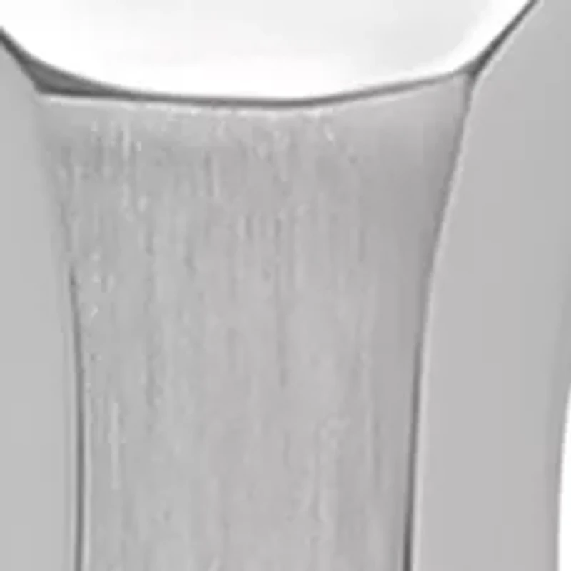 1/10 ct. t.w. Diamond Scalloped Cross Pendant in Stainless Steel