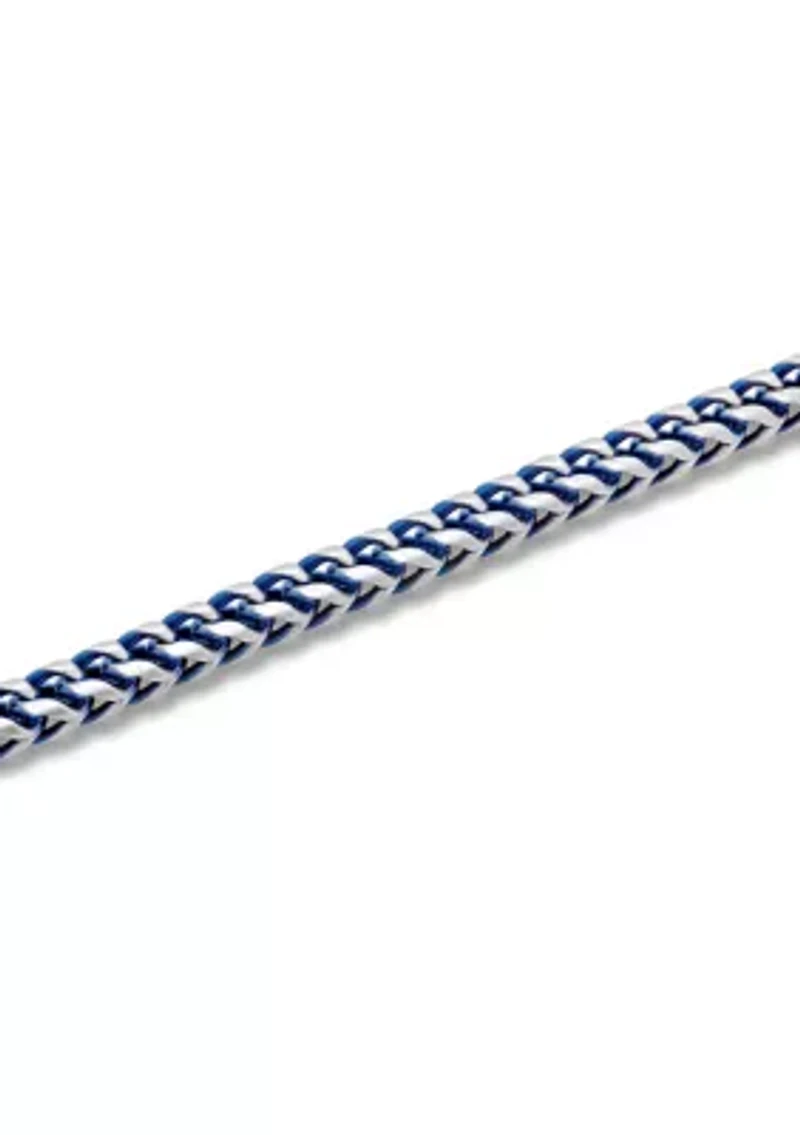 Franco Link Bracelet in Two-Tone Stainless Steel