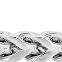 Franco Link Chain Bracelet and Necklace Set in Stainless Steel