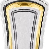 Crucifix Pendant in Two-Tone Stainless Steel