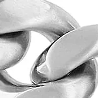 Men's Stainless Steel Reversible Curb Chain