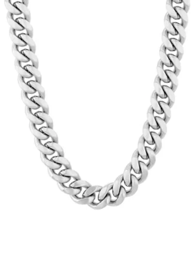 Men's Stainless Steel Reversible Curb Chain