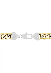 Stainless Steel 20" Curb Link Chain with Yellow Finish