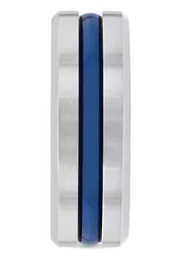 Stripe 8mm Band in Two-tone Stainless Steel