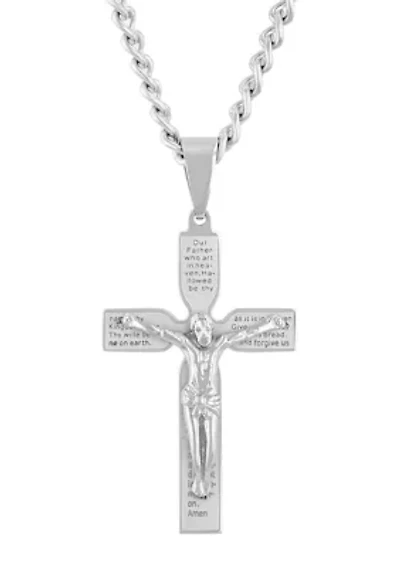 Stainless Steel Crucifix Pendant