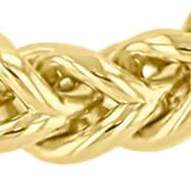 Stainless Steel 5MM Franco Link Chain with Yellow Finish