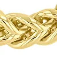 Stainless Steel 5MM Franco Link Chain with Yellow Finish