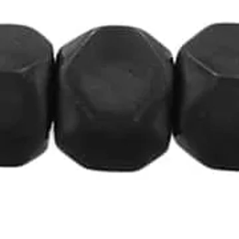 Men's Stainless Steel and Mini Hematite Bead Bolo Bracelet