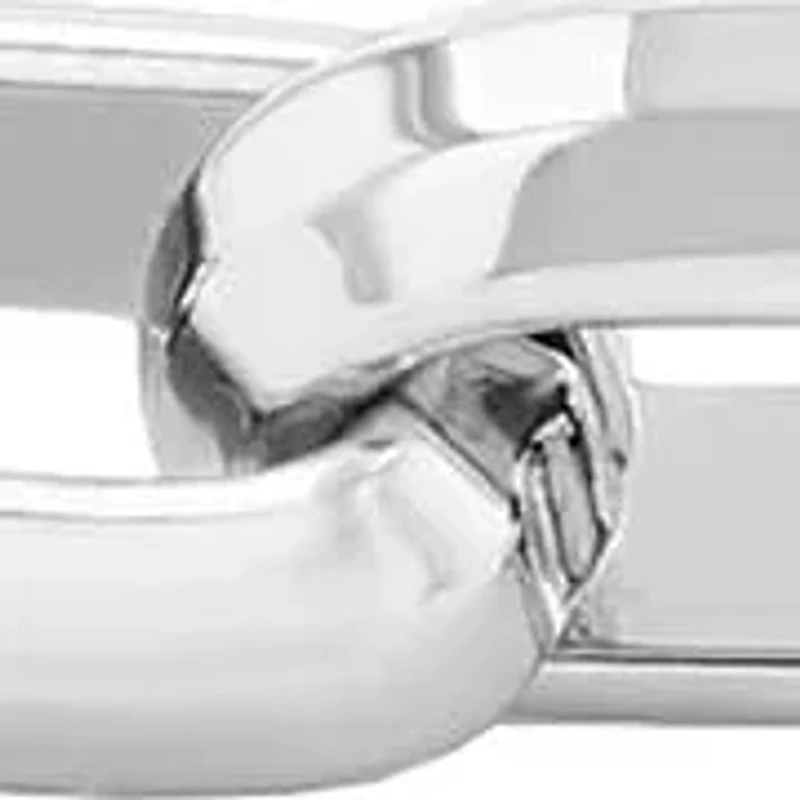 Men's Stainless Steel Oval Link Bracelet