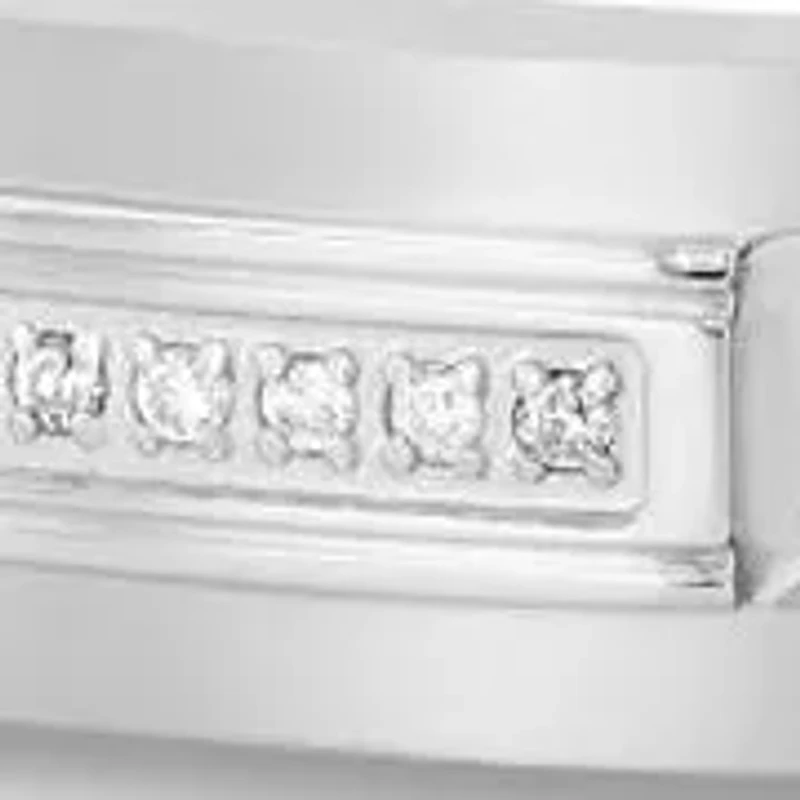 1/4CTW Diamond Stainless Steel Bracelet