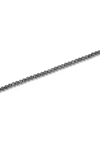 Stainless Steel Hematite Briolette Bracelet