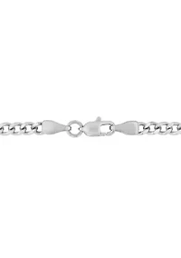 Men's Stainless Steel Textured Barrel Pendant