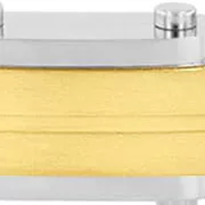 .05CTW Diamond Stainless Steel Bracelet with Yellow Finish