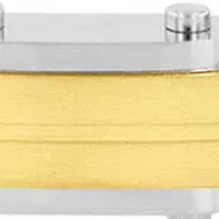 .05CTW Diamond Stainless Steel Bracelet with Yellow Finish