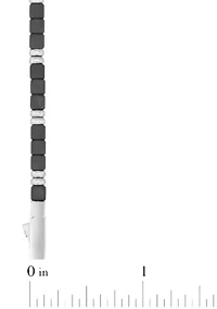 Men's Stainless Steel Matte Finish Bead Bracelet