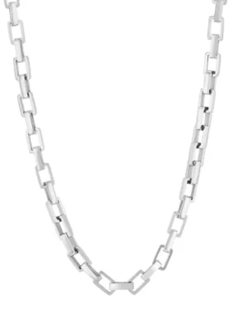 Men's Stainless Steel Box Anchor Chain