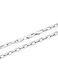 Men's Stainless Steel Box Anchor Chain