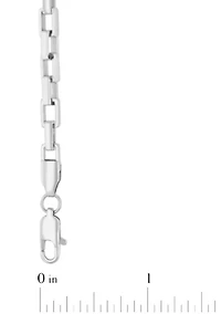 Men's Stainless Steel Box Anchor Chain