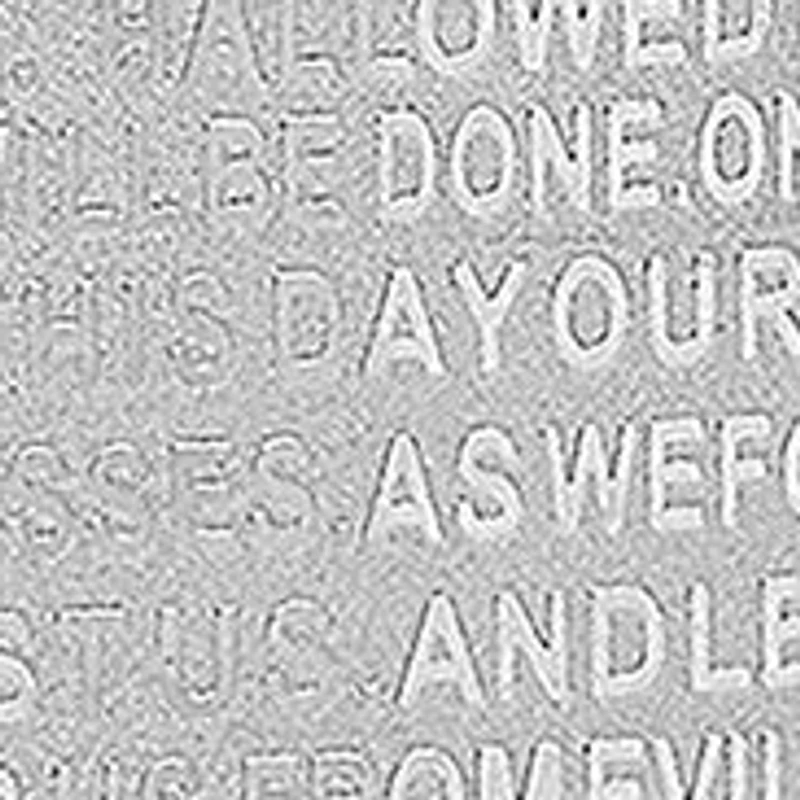 The Lord's Prayer ID Link Bracelet in Stainless Steel