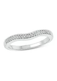 1/10 ct. t.w. Diamond Anniversary Band 10K White Gold
