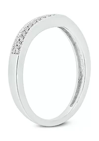 1/10 ct. t.w. Diamond Anniversary Band 10K White Gold