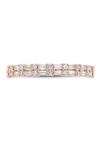 1/4 ct. t.w. Diamond Anniversary Band Ring 14K Rose Gold