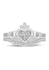 1/5 ct. t.w. Diamond Bridal Ring Sterling Silver