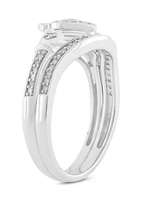 1/5 ct. t.w. Diamond Bridal Ring Sterling Silver