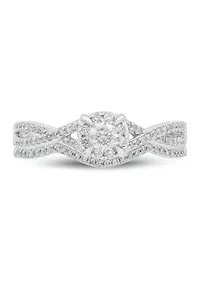1/2 ct. t.w. Diamond Bridal Ring 14K White Gold