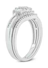 1/2 ct. t.w. Diamond Bridal Ring 10K White Gold