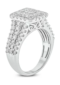 1.49 ct. t.w. Diamond Fashion Ring 10K White Gold
