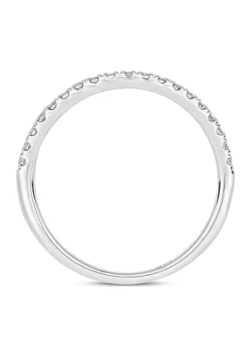 1/ ct. t.w. Diamond Anniversary Band Ring 14k White Gold
