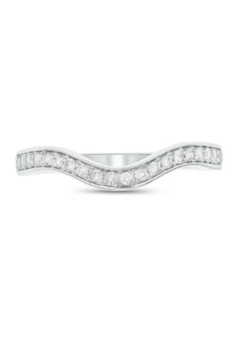 1/ ct. t.w. Diamond Anniversary Band Ring 14k White Gold
