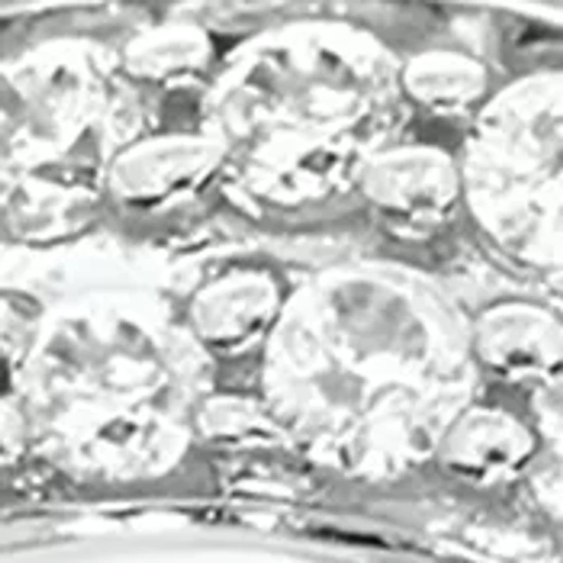 1 ct. t.w. Diamond Cuban Band Ring Sterling Silver