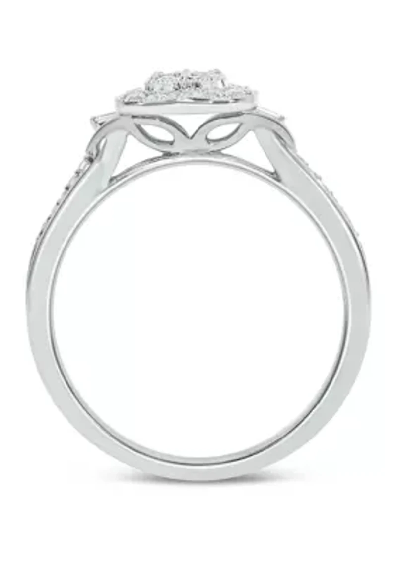1/5 ct. t.w. Diamond Promise Ring 10k White Gold