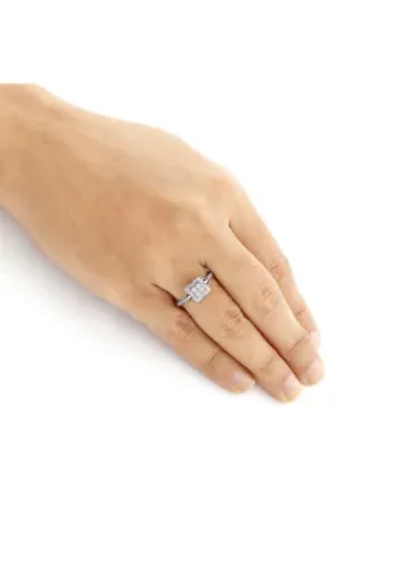 1/5 ct. t.w. Diamond Promise Ring 10k White Gold