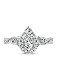 1/5 ct. t.w. Diamond Promise Ring Sterling Silver