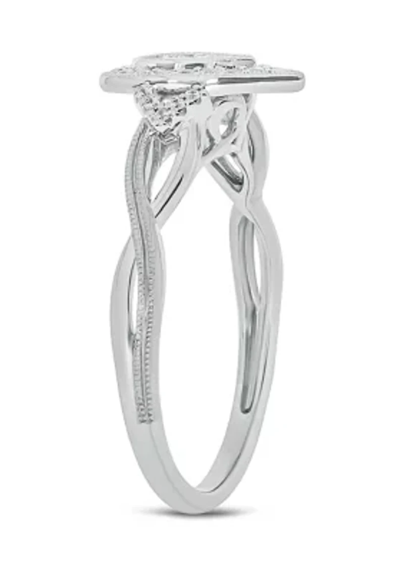 1/5 ct. t.w. Diamond Promise Ring Sterling Silver