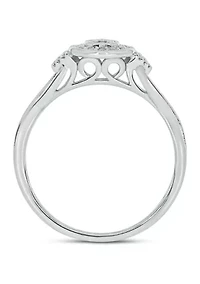 1/5 ct. t.w. Diamond Promise Ring Sterling Silver