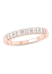 1/5 ct. t.w. Diamond  Anniversary Ring 10K Rose Gold