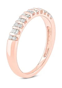1/5 ct. t.w. Diamond  Anniversary Ring 10K Rose Gold